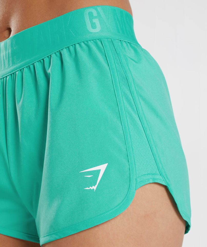 Women's Gymshark Training Loose Fit Shorts Turquoise | CA 87A356